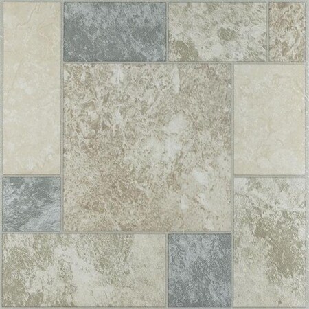 Achim Importing Achim FTVGM32745 12 x 12 in. Tivoli Self Adhesive Vinyl Floor 45 Tile; Marble Blocks - 45 sq. ft. FTVGM32745